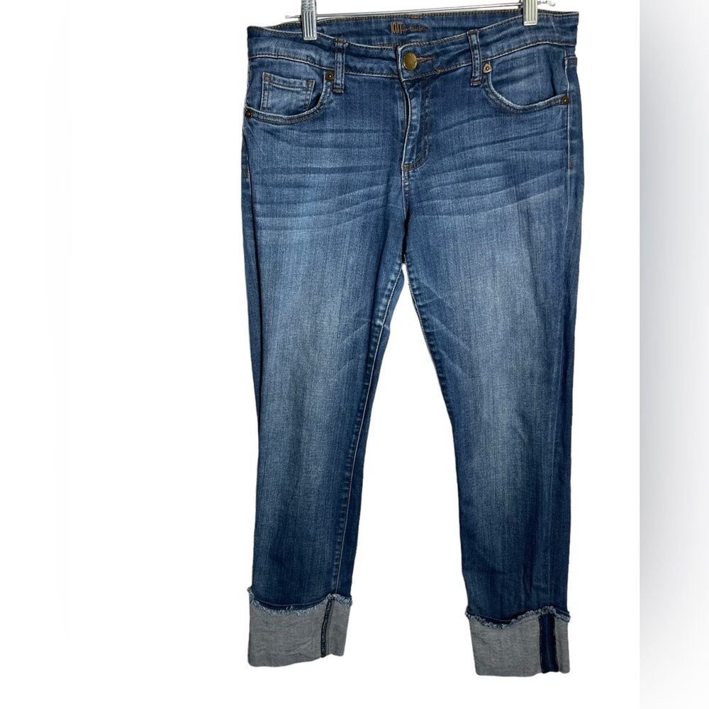 Kut from the Kloth jeans women’s size 6 cropped straight leg‎ blue jeans 💙💙